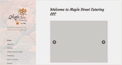 Desktop Screenshot of maplestreetcatering.com
